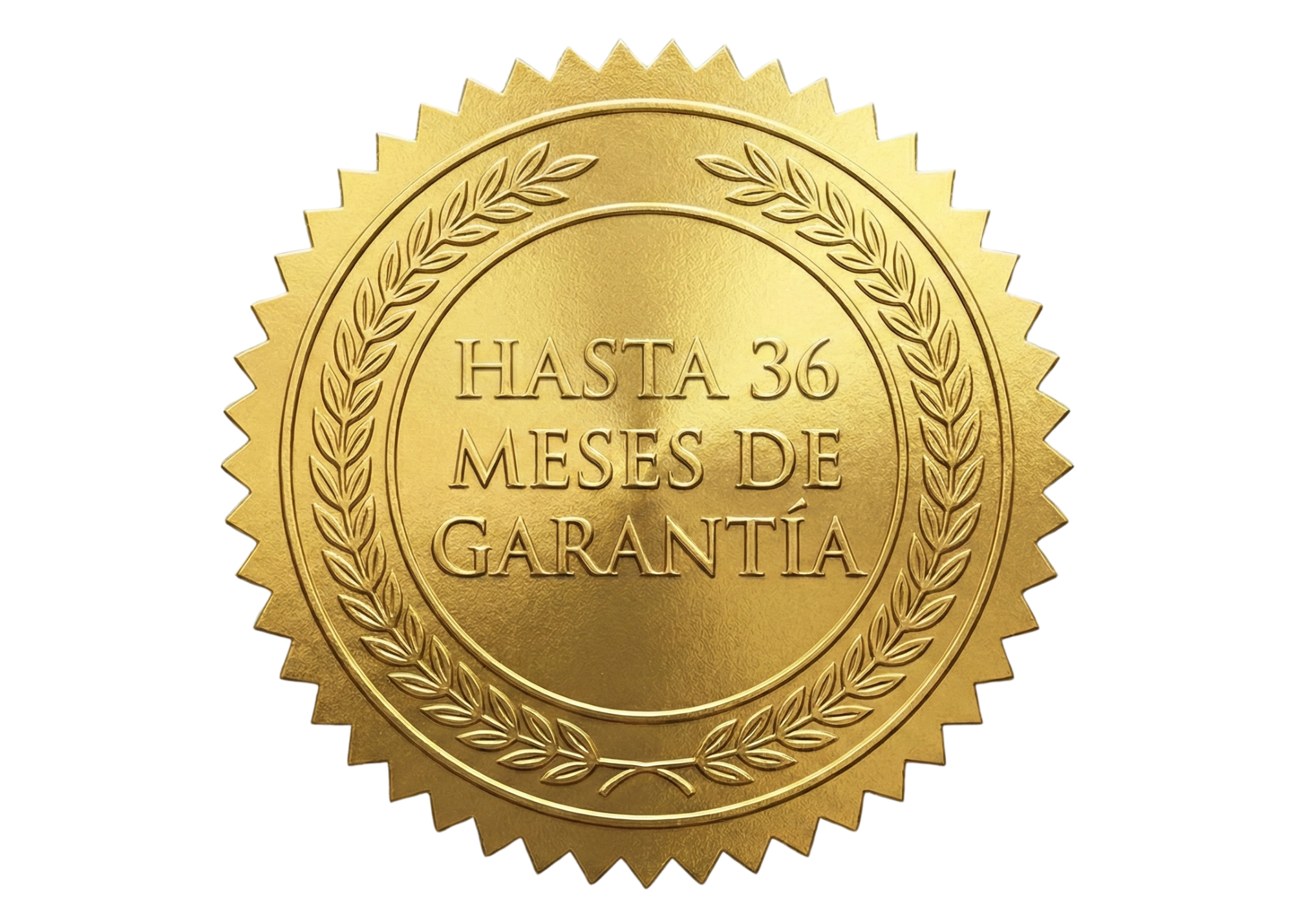 Hasta 36 meses de garantía